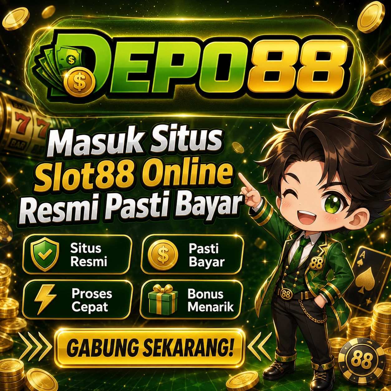 DEPO88 - Masuk Situs Slot88 Online Resmi Pasti Bayar